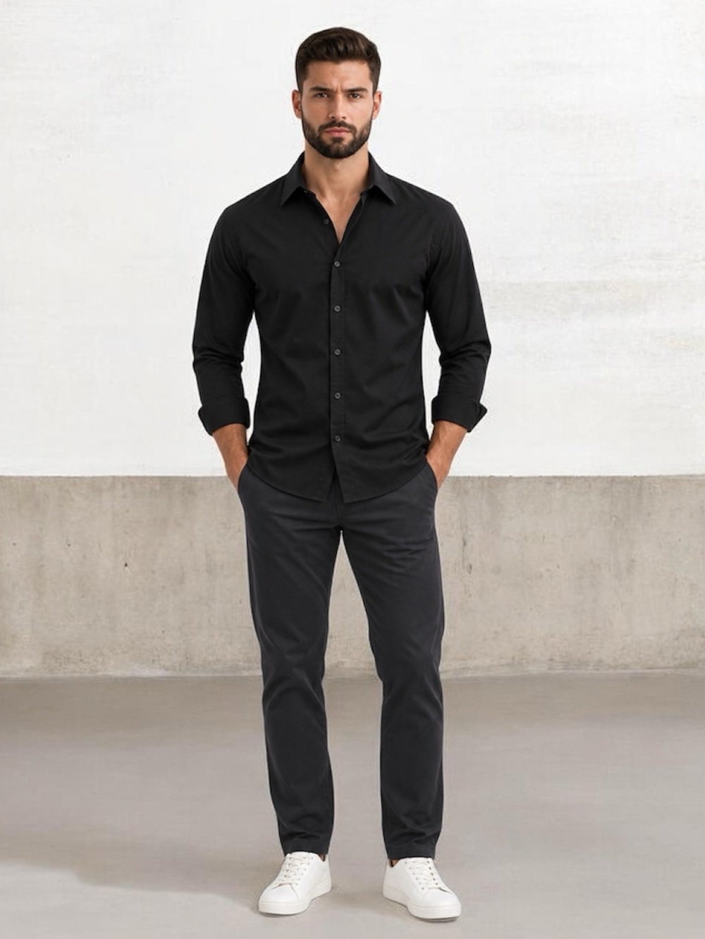 Goodfellow & Co Black Dress Shirt